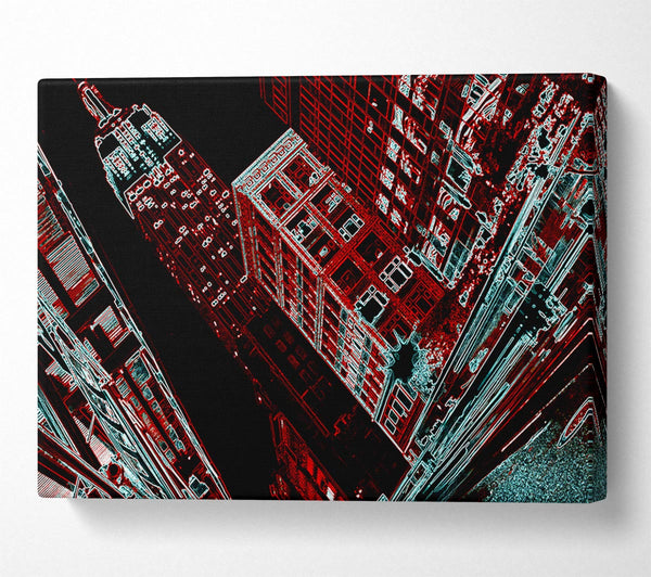  A Canvas Print of New York Broadway Canvas Wall Art