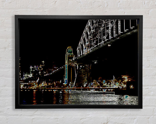 New York Brooklyn Bridge Framed Print