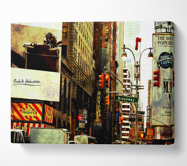  A Canvas Print of New York By Day Canvas Wall Art