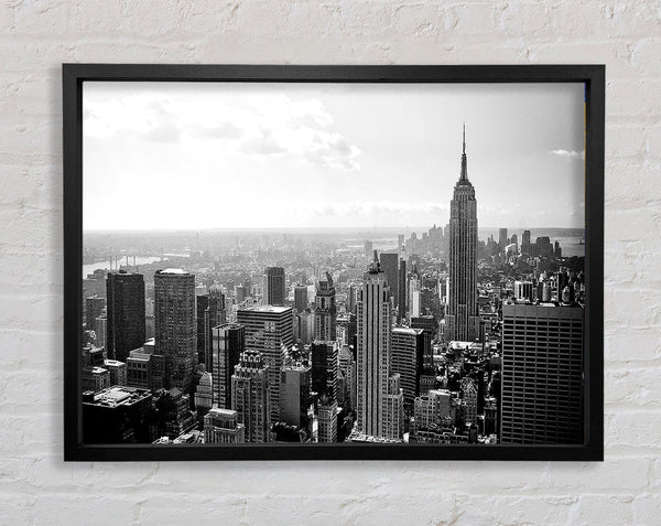 Wolkenkratzer in New York City B N W