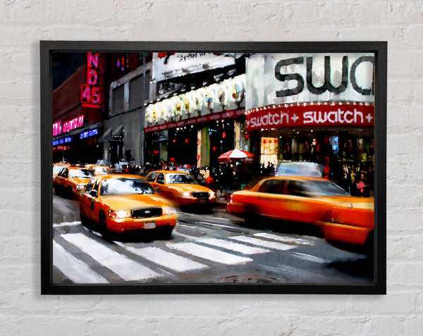 Gelbe Taxis auf der 5. Avenue in New York