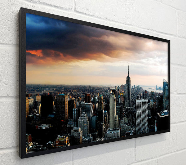New York City As The Sun Comes Up