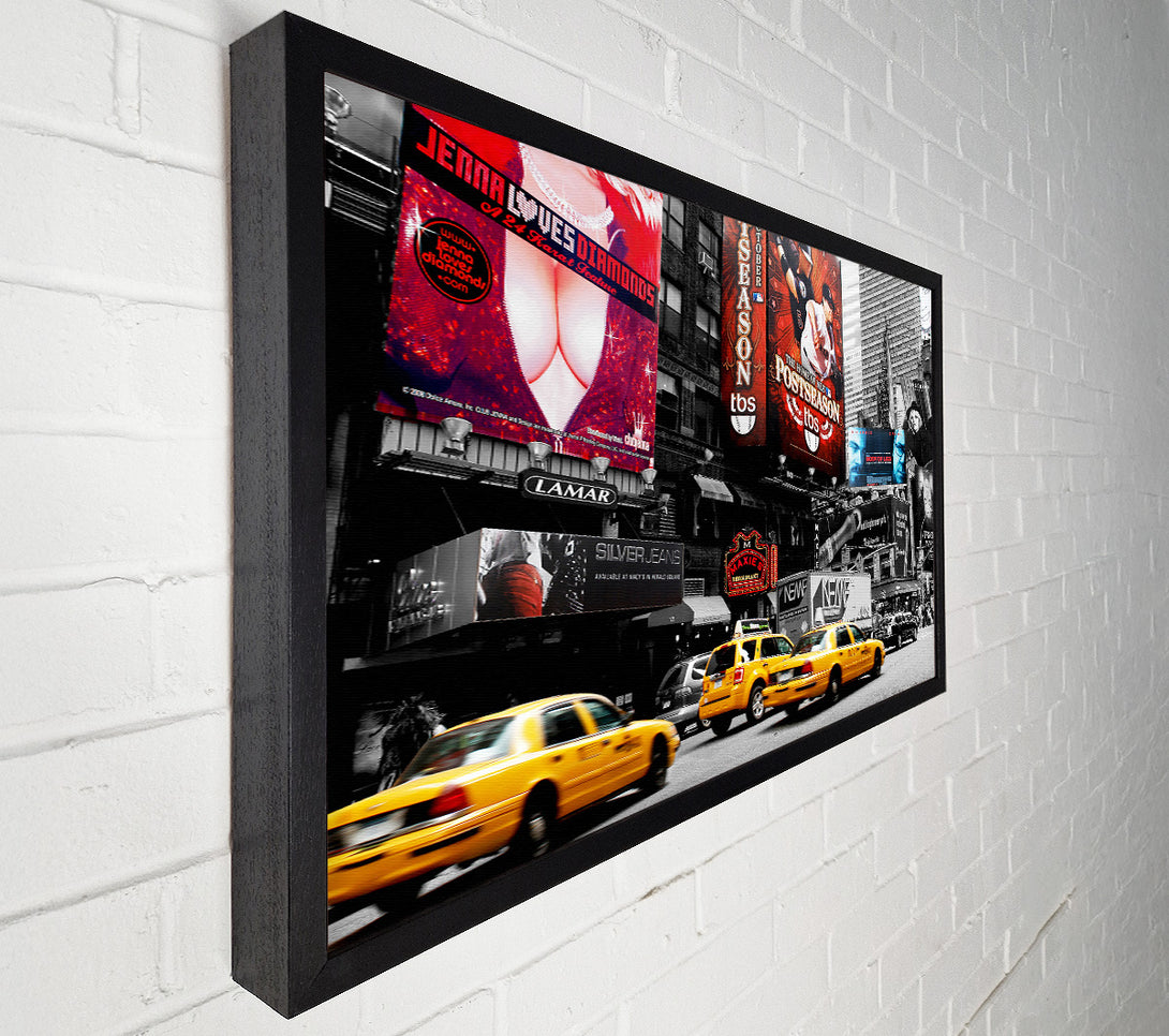  A Canvas Print of New York City Broadway Billboards Canvas Wall Art