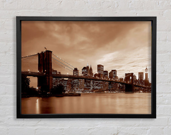 New York City Brooklyn Bridge braun Cast