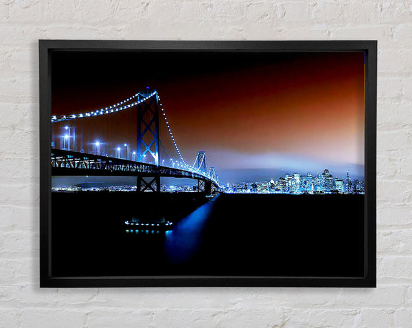 Skyline der Stadt Brooklyn Bridge in New York City