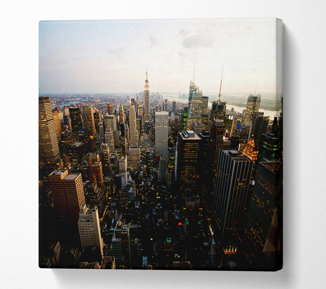  A Canvas Print of New York City By Day Canvas Wall Art