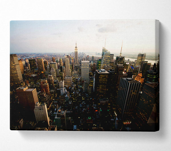  A Canvas Print of New York City By Day Canvas Wall Art