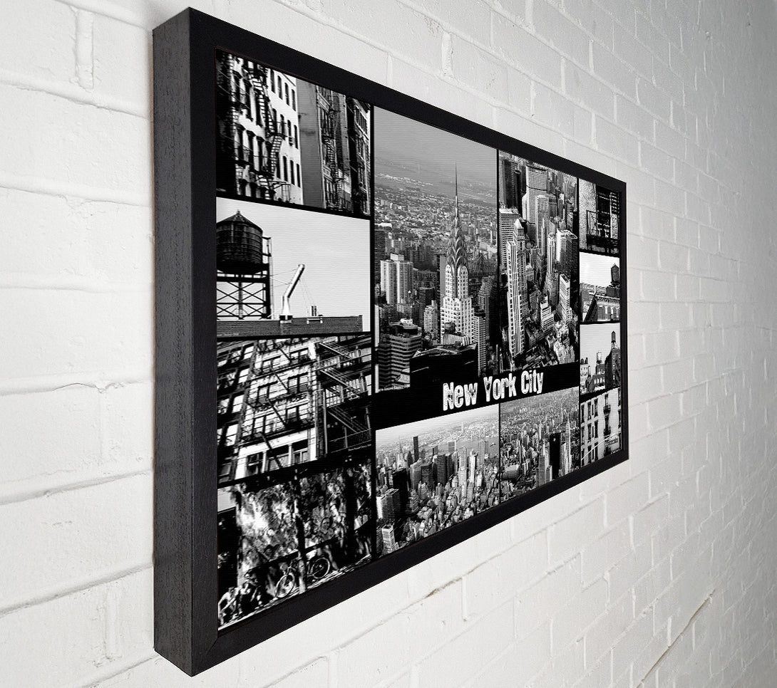  A Canvas Print of New York City Collage Canvas Art