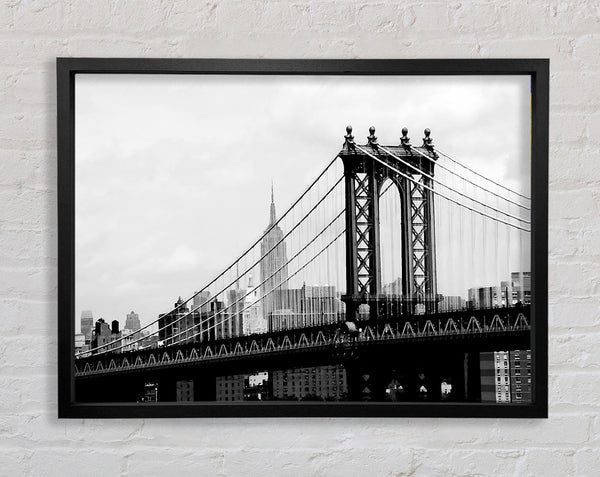 New York City Empire State Building aus der Ferne