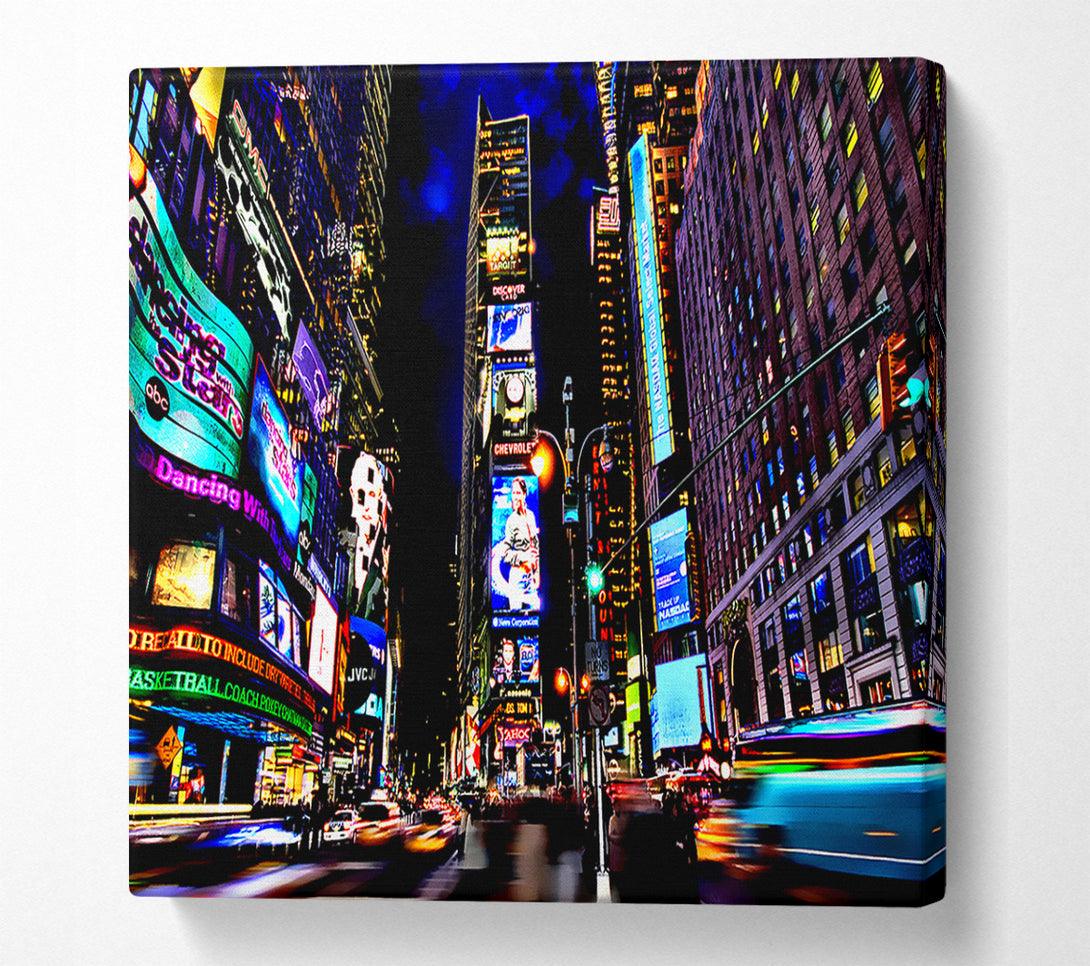  A Canvas Print of New York City Gods Speed Canvas Print