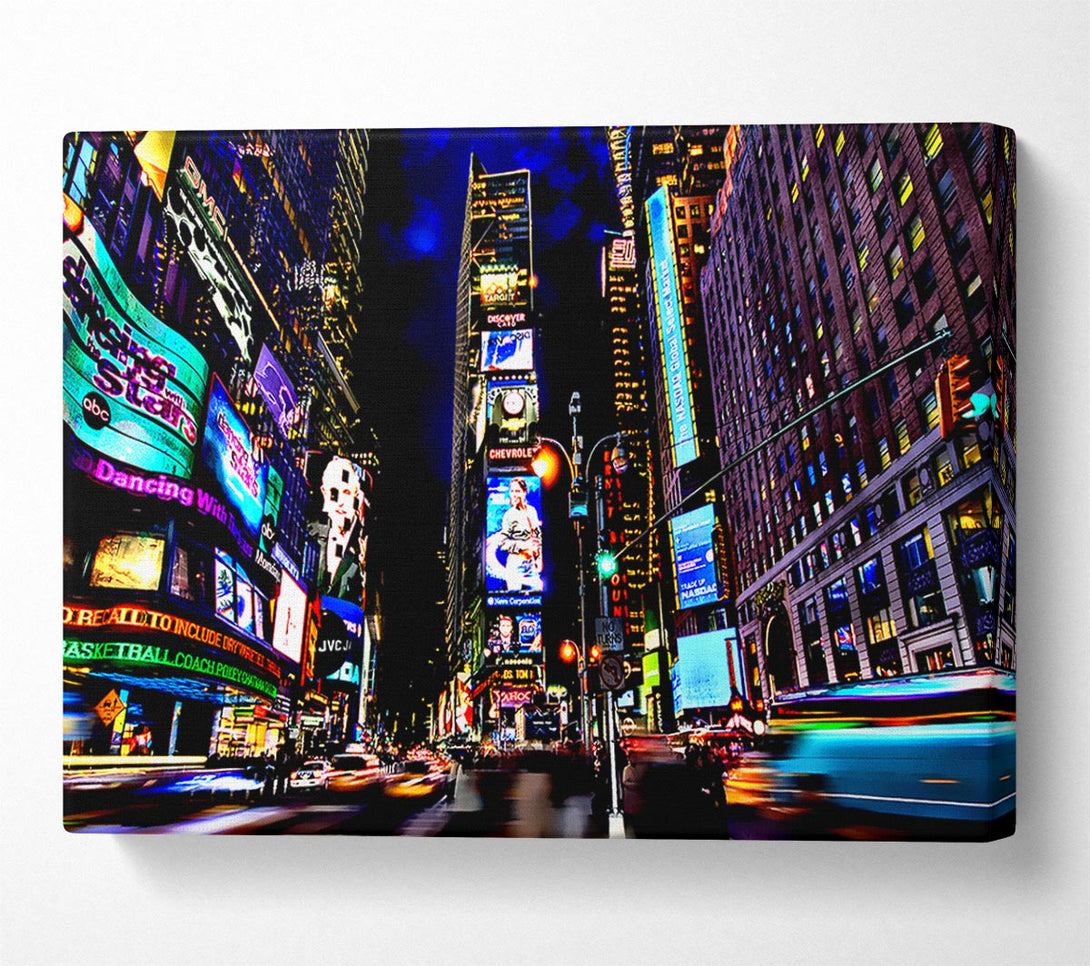  A Canvas Print of New York City Gods Speed Canvas Print