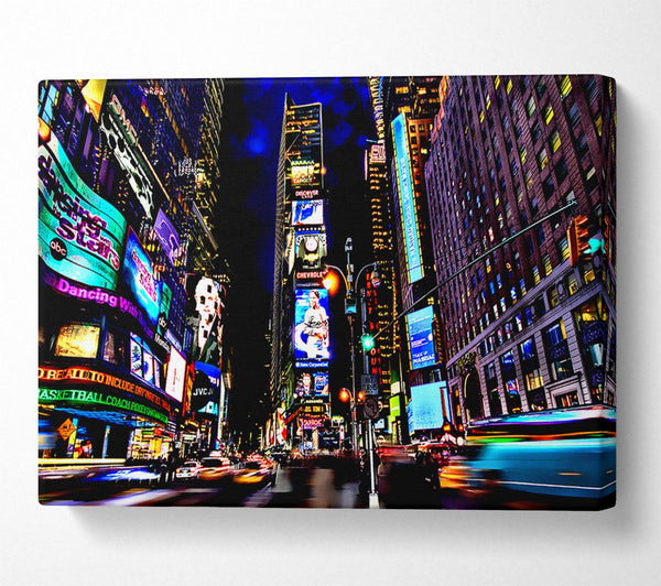  A Canvas Print of New York City Gods Speed Canvas Print