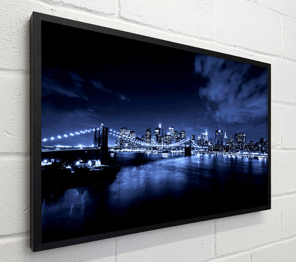 New York City Night Blues Glow