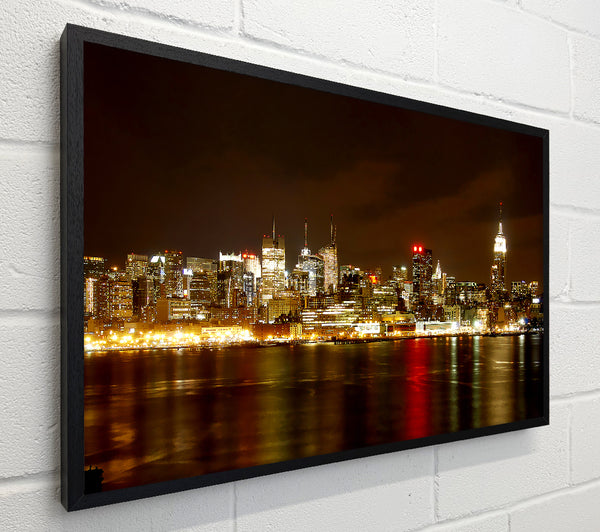 New York City Night Reflections