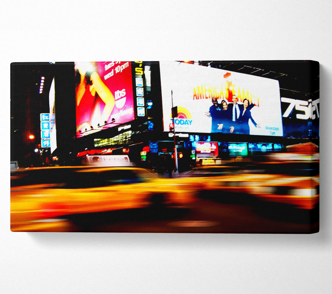  A Canvas Print of New York City Rush Hour Canvas Print