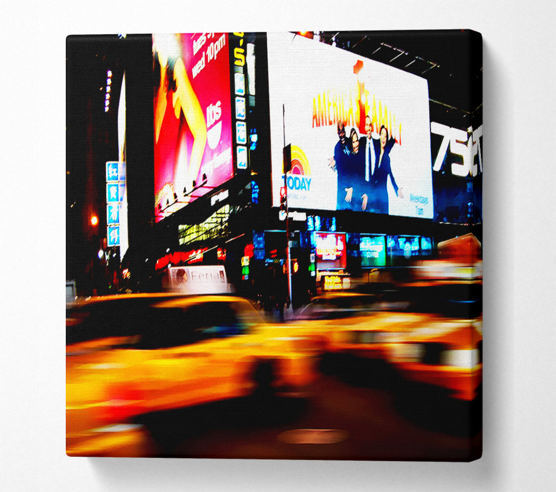  A Canvas Print of New York City Rush Hour Canvas Print