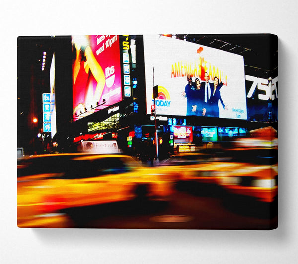  A Canvas Print of New York City Rush Hour Canvas Print