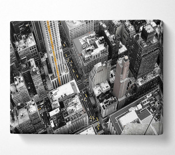  A Canvas Print of New York City Streets Canvas Art
