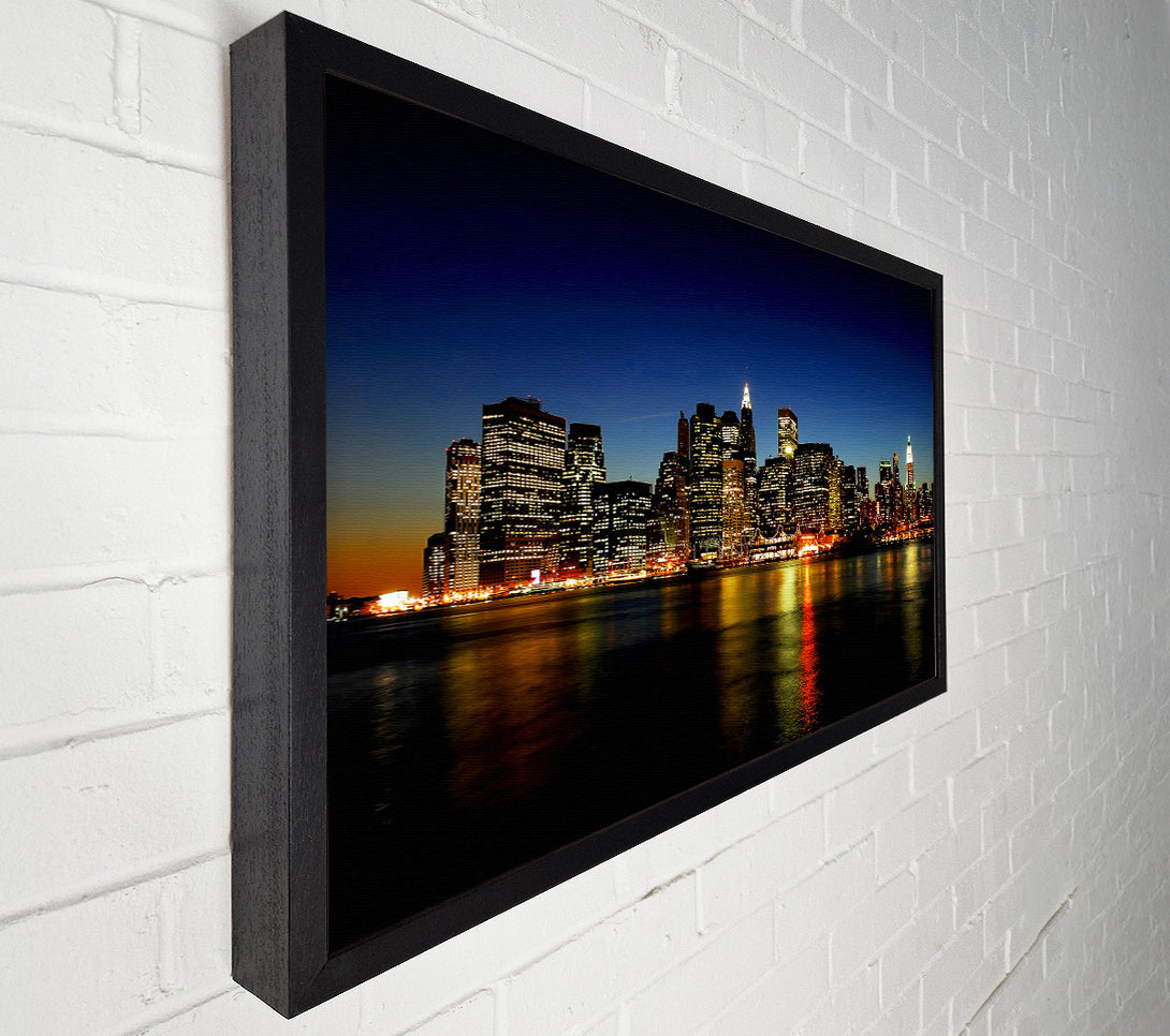  A Canvas Print of New York City View From Jersey Canvas Art