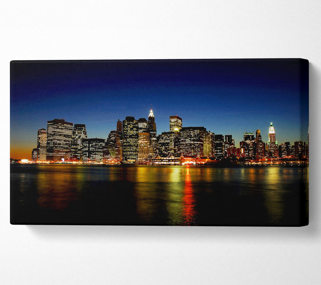  A Canvas Print of New York City View From Jersey Canvas Art