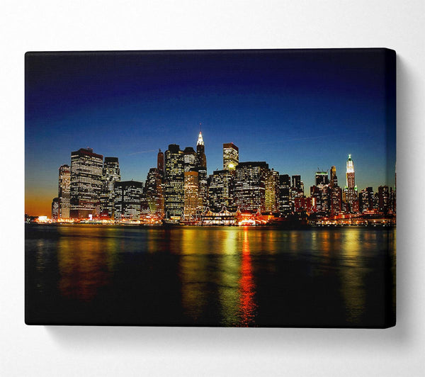  A Canvas Print of New York City View From Jersey Canvas Art