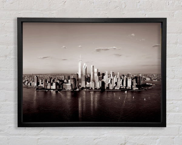 New York City Gewässer Braun