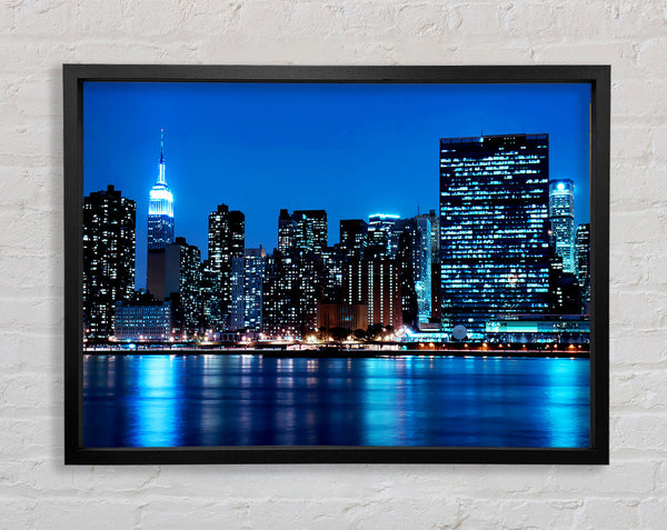 Blaue Nächte im Empire State in New York
