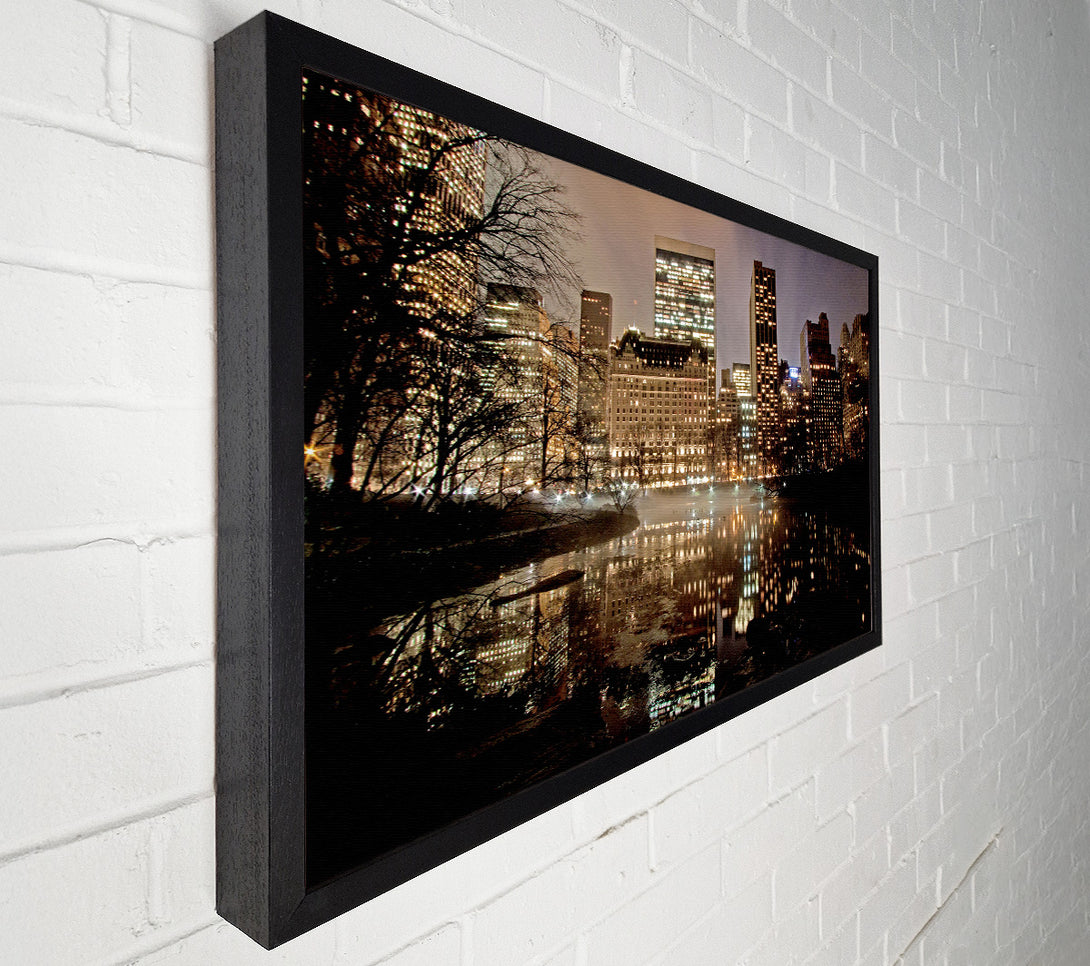  A Canvas Print of New York Lights Canvas Art