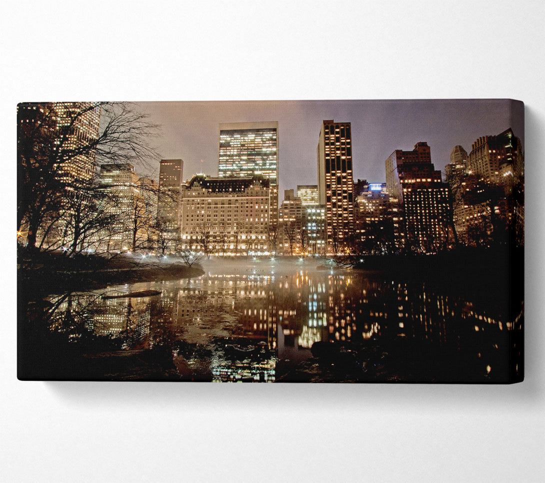  A Canvas Print of New York Lights Canvas Art