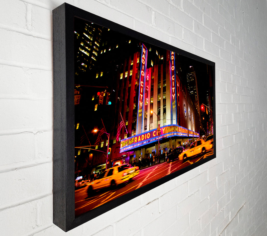  A Canvas Print of New York Radio City Canvas Wall Art