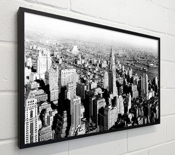 New York Retro B n W