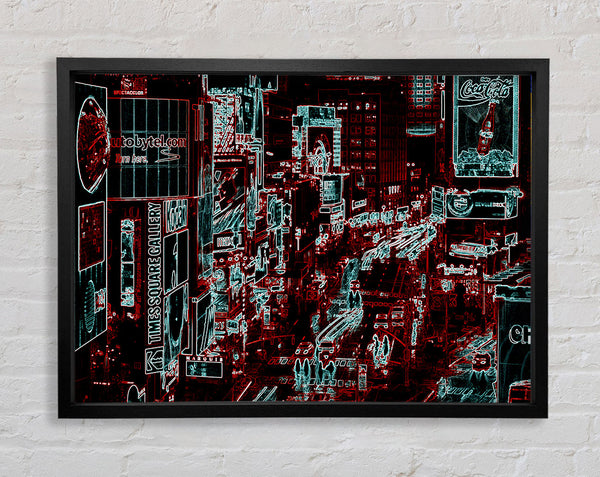 New York Rush Hour Psychedelisch 