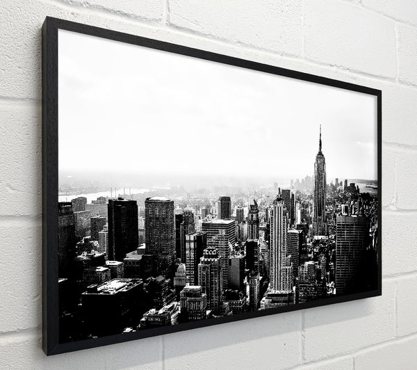 New York Empire State Skyline B n W
