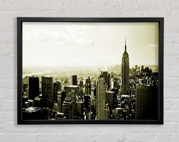 Skyline von New York Sepia 