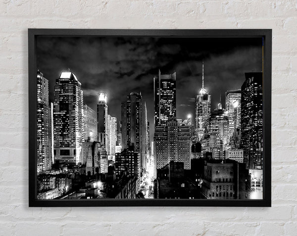 Straßen von New York B und W 