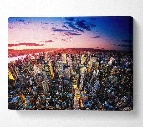  A Canvas Print of New York Sunrise Canvas Print
