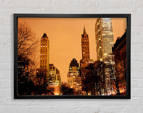 Sonnenuntergang in New York 