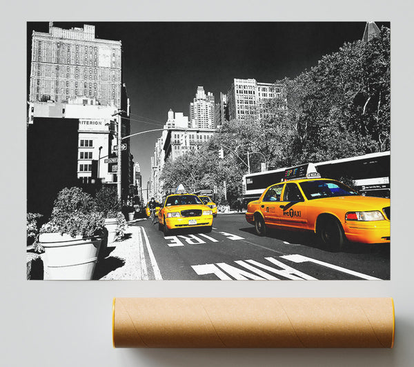 New York Taxi Poster