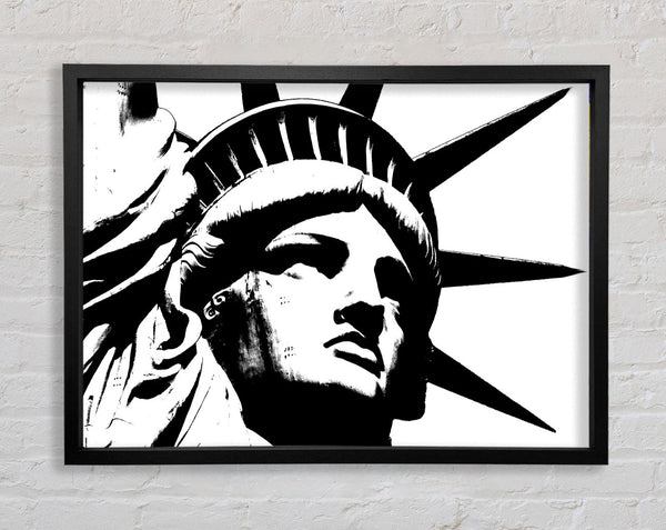 New York, die Freiheitsstatue, B n W 