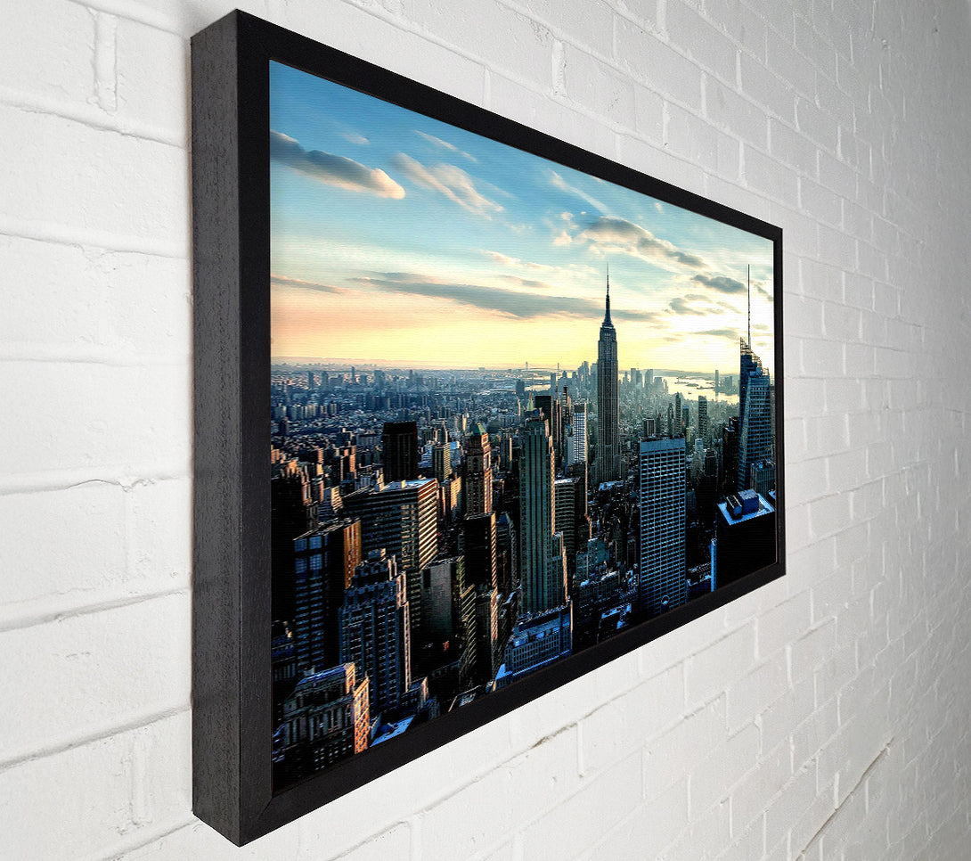  A Canvas Print of New York View Below The Sky Canvas Wall Art