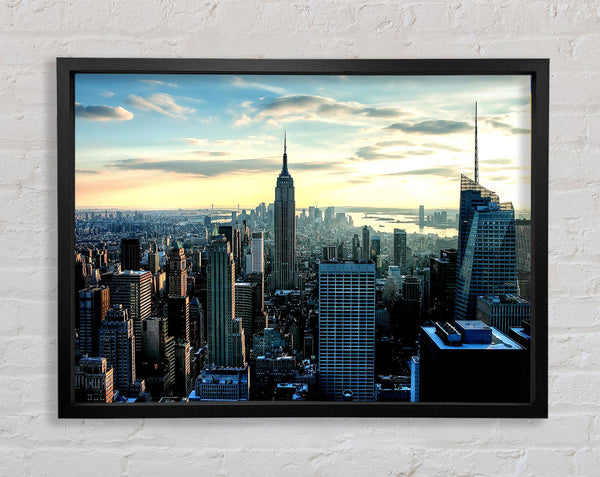 New York Blick unter dem Himmel 