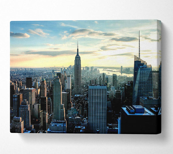  A Canvas Print of New York View Below The Sky Canvas Wall Art