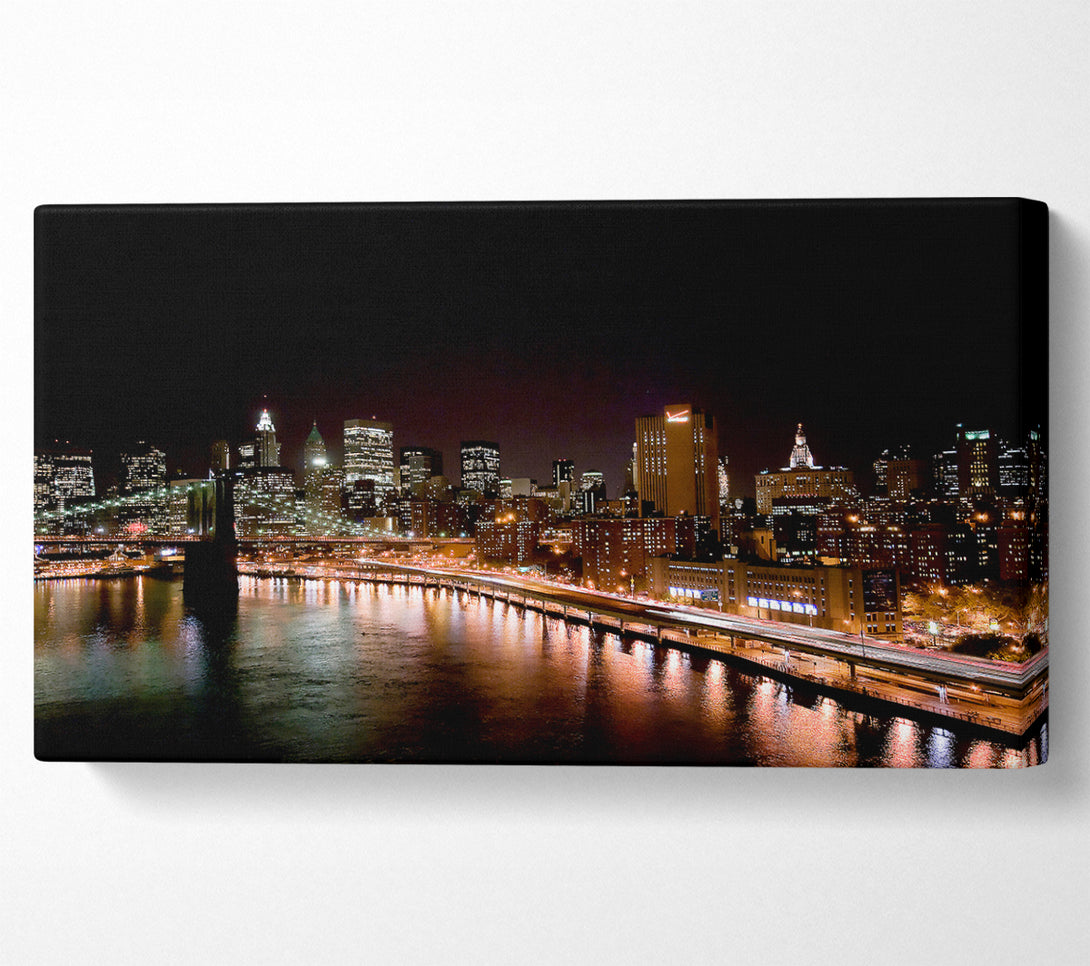  A Canvas Print of New York Waters Canvas Art