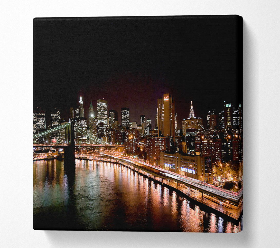  A Canvas Print of New York Waters Canvas Art