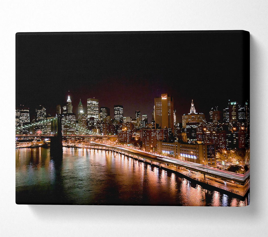  A Canvas Print of New York Waters Canvas Art
