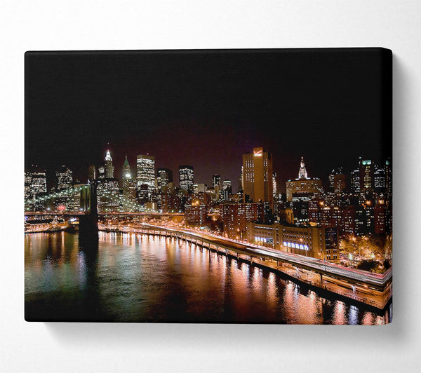  A Canvas Print of New York Waters Canvas Art