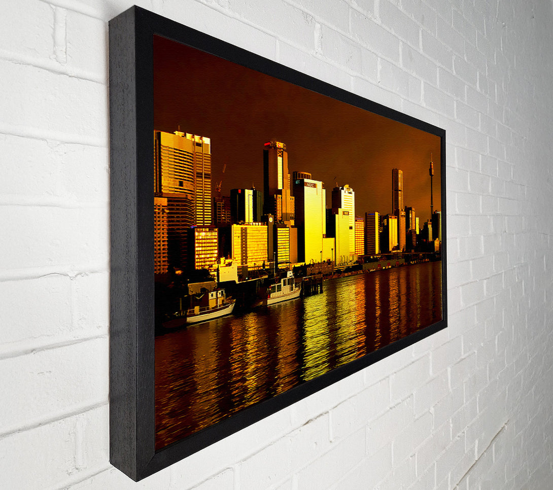  A Canvas Print of New Zealand Golden Glow Canvas Wall Art