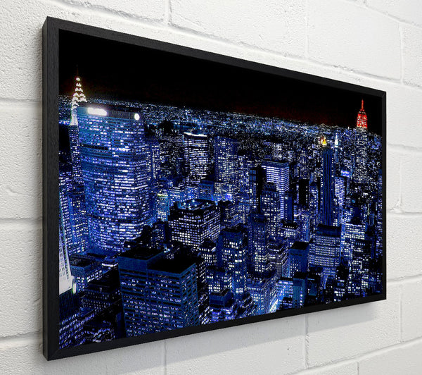 New York City Night Blues Red Top