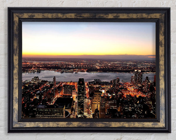 NYC Landscape Framed Print