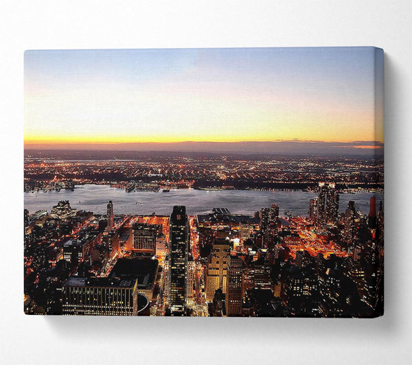  A Canvas Print of NYC Landscape Canvas Wall Art